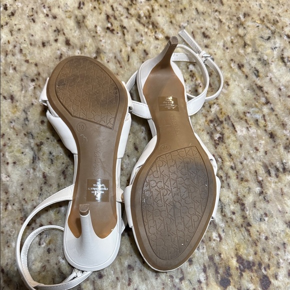 Calvin Klein White Heels - Picture 6 of 9